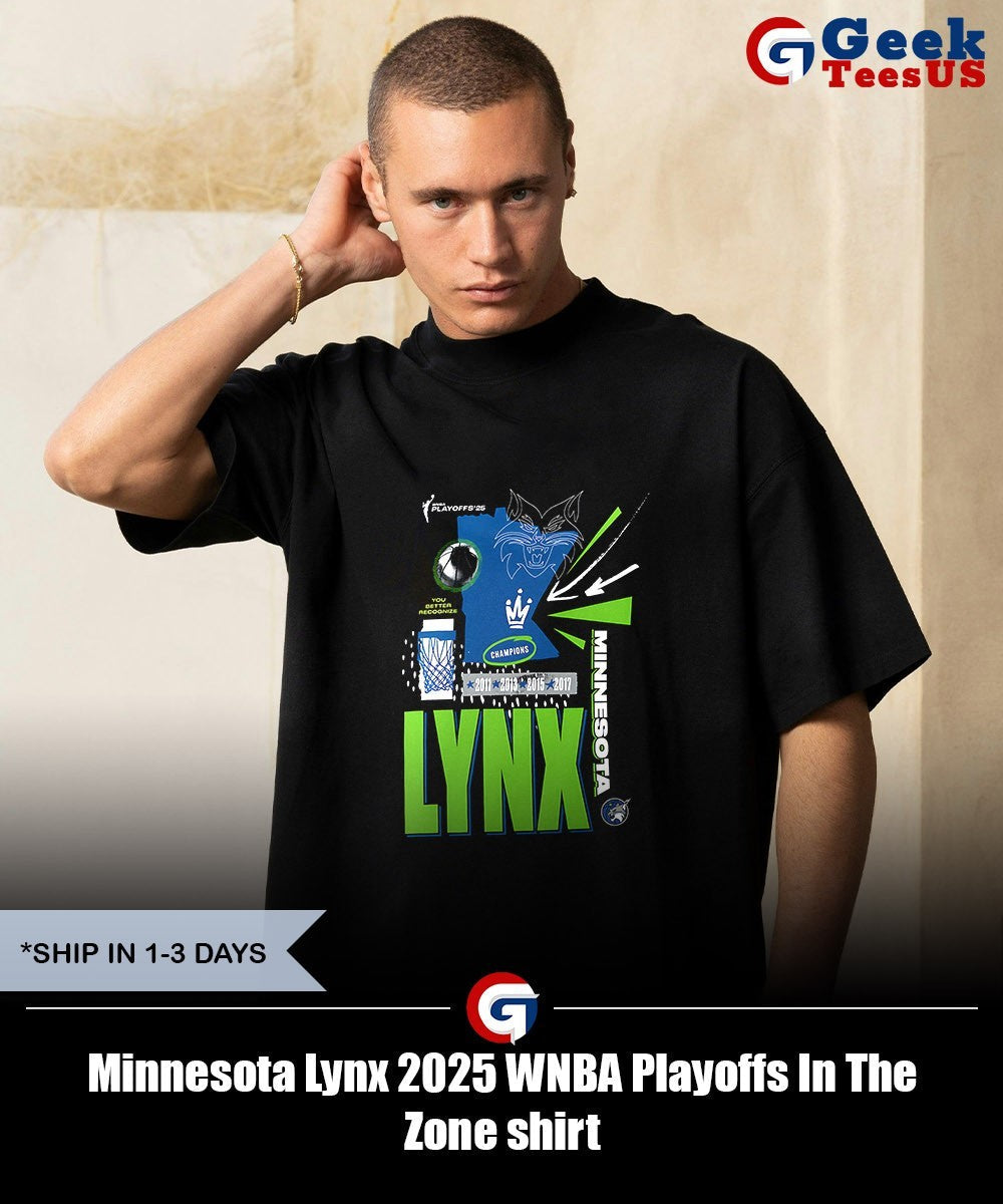 Minnesota Lynx 2025 WNBA Playoffs In The Zone shirt
