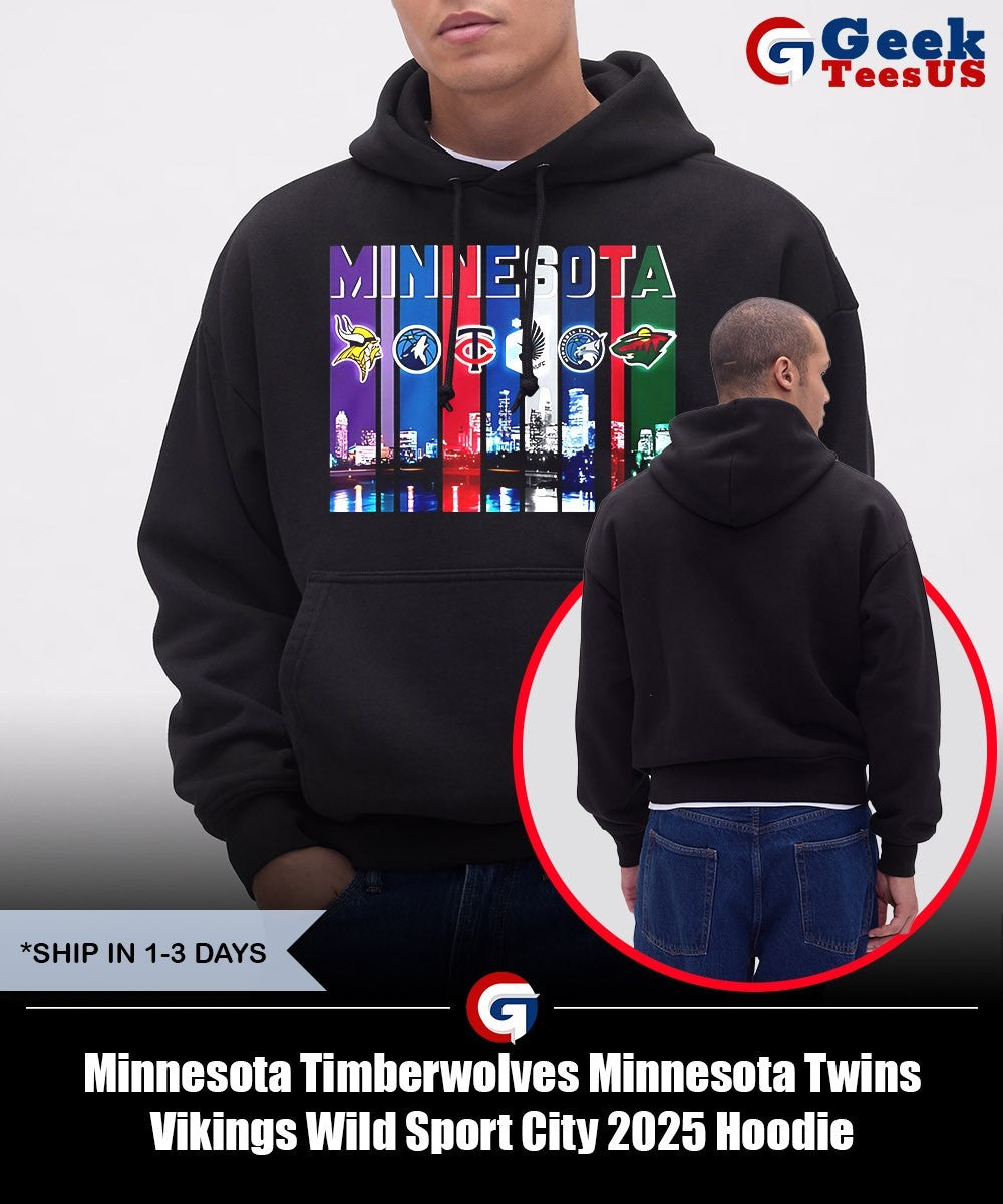 Minnesota Timberwolves Minnesota Twins Vikings Wild Sport City 2025 shirt