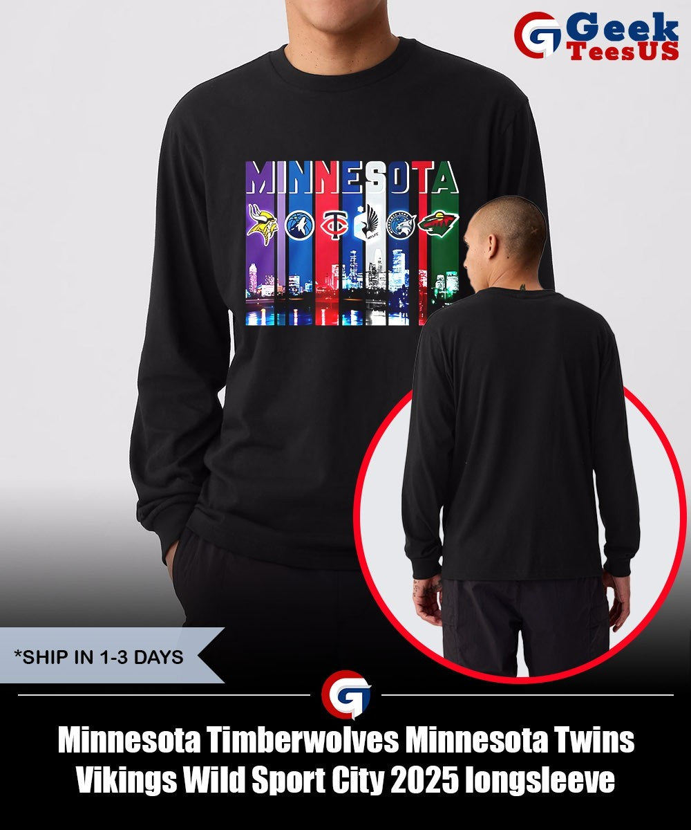 Minnesota Timberwolves Minnesota Twins Vikings Wild Sport City 2025 shirt