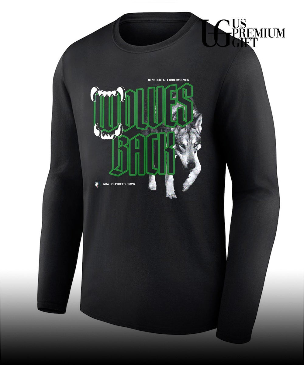 Minnesota Timberwolves Wolves Back NBA Playoffs 2026 shirt