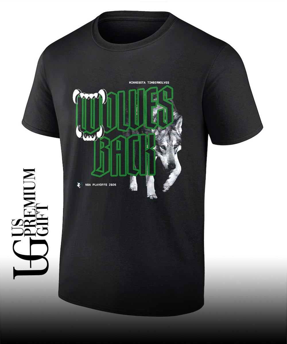 Minnesota Timberwolves Wolves Back NBA Playoffs 2026 shirt