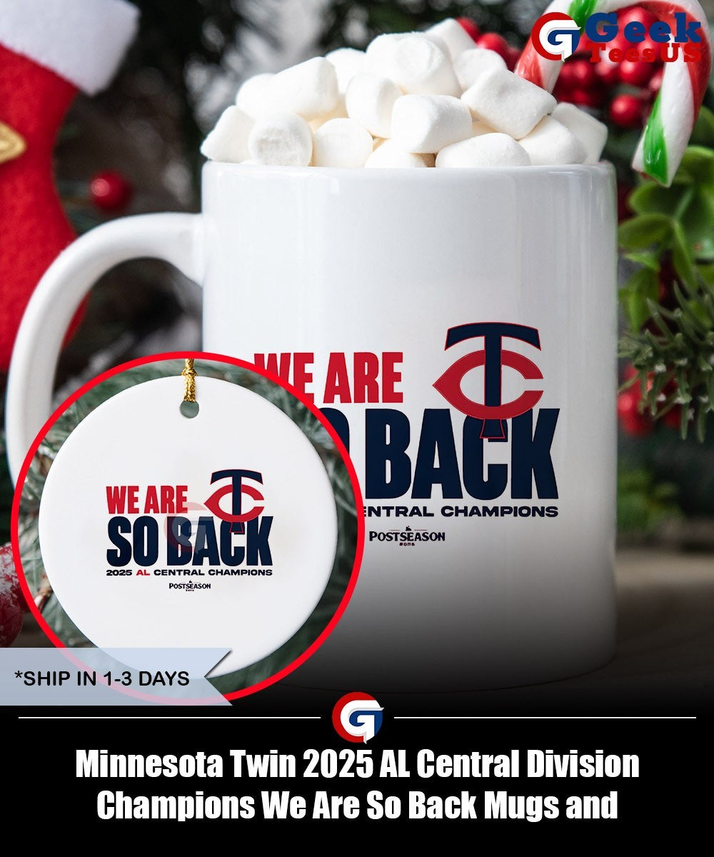 Minnesota Twin 2025 AL Central Division Champions We Are So Back shirt