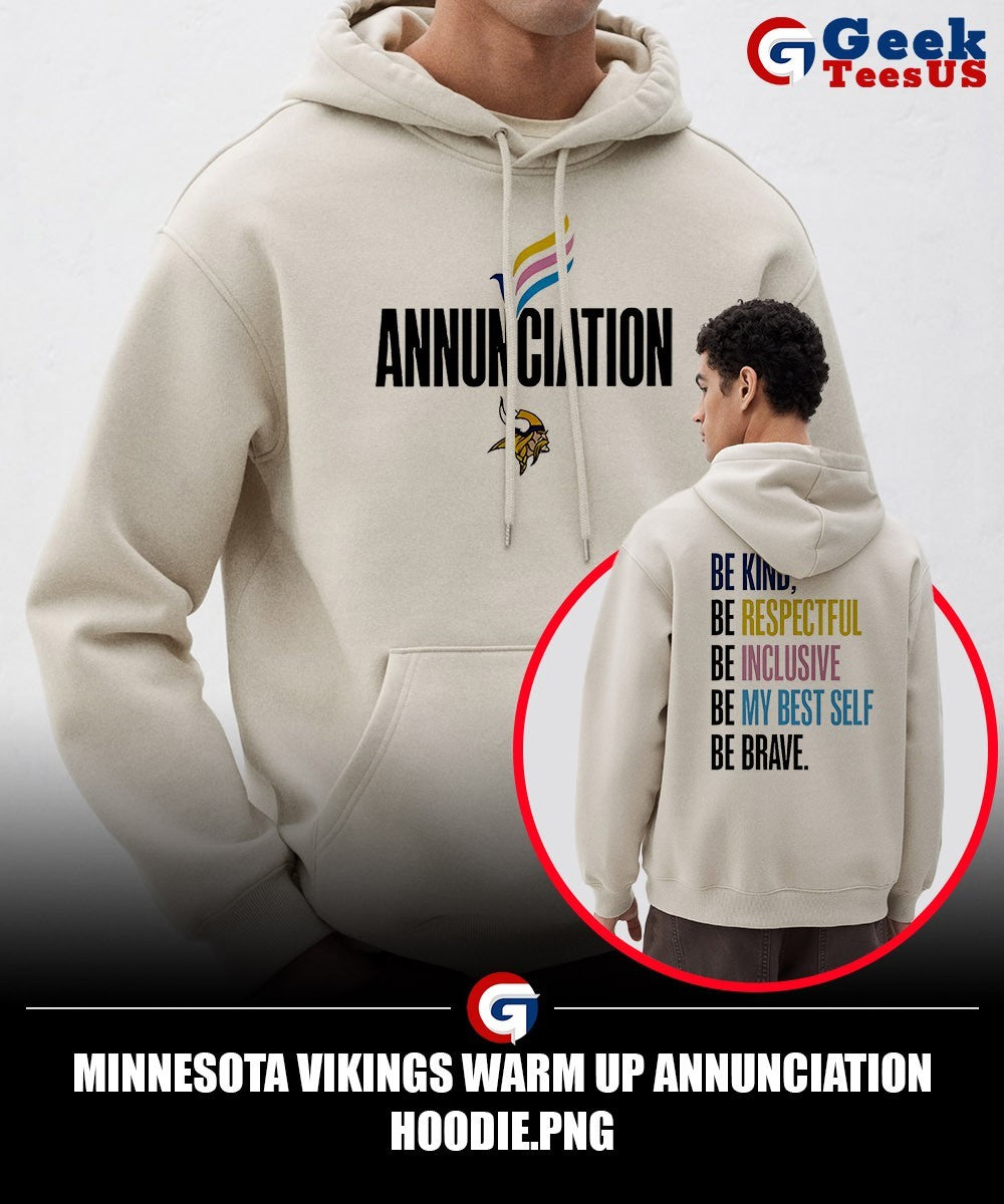 Minnesota Vikings Warm Up Annunciation shirt