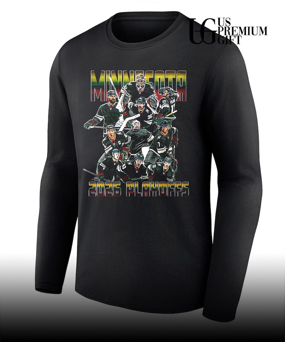Minnesota Wild Hockey 2026 Playoffs Team graphic shirt