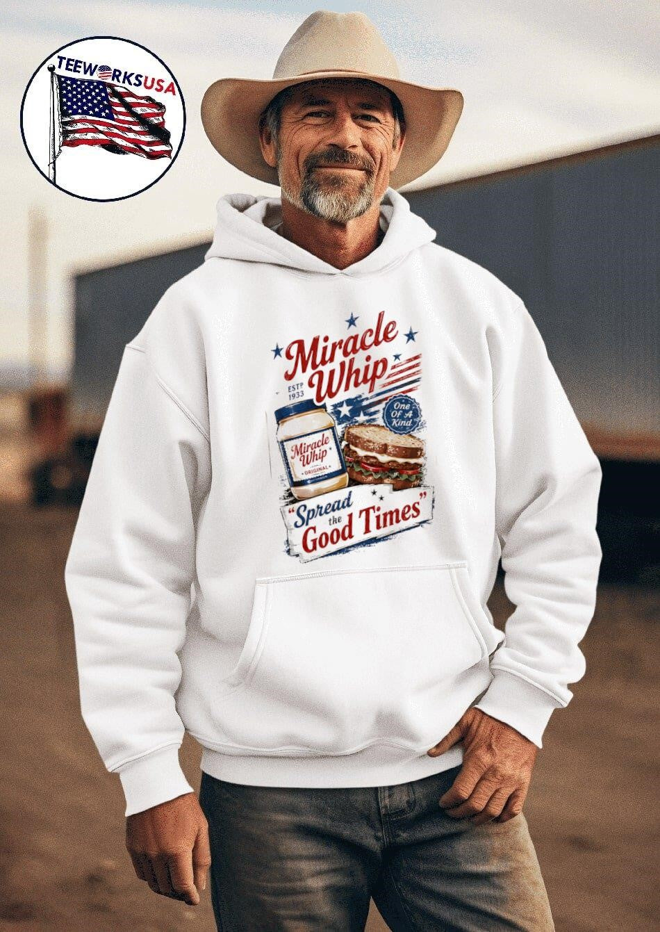 Miracle Whip ESTD 1933 One Of A Kind Spread The Good Times Shirt