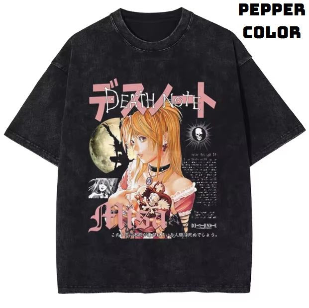 Misa Moonlight Vintage Graphic Tee, Misa Amane Tee, Death Note Shirt, Manga Anime Shirt, Unisex T-Shirt, Anime Clothing,...