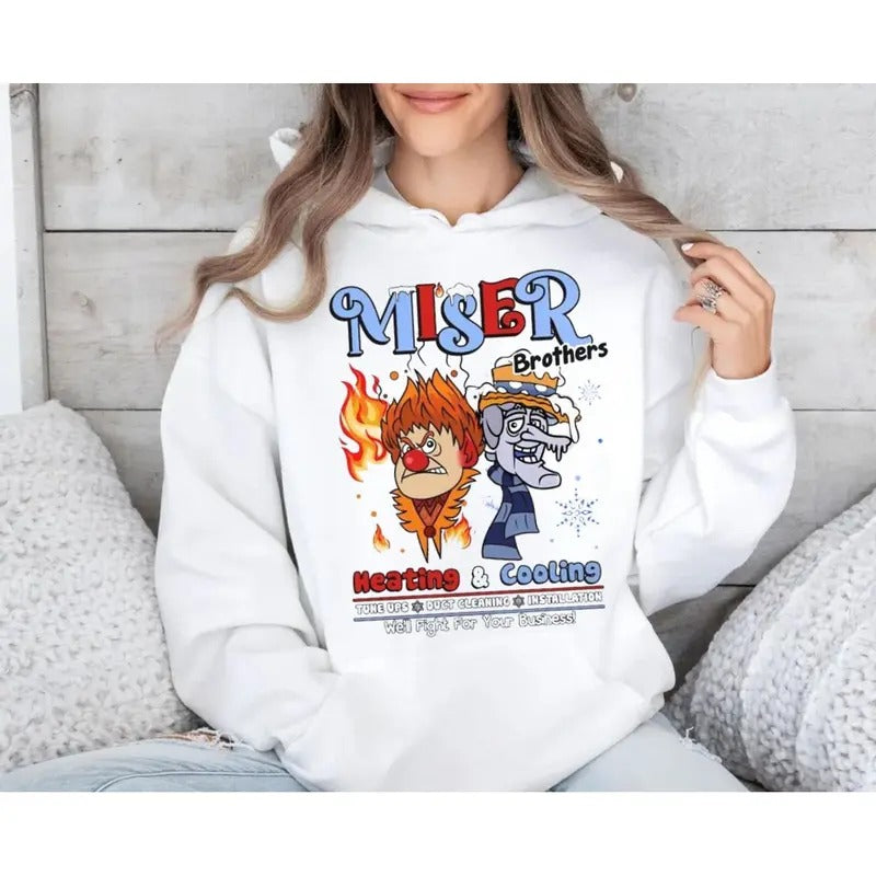 Miser Brothers Heating And Cooling Shirt, Miser Brothers Sweatshirt, Miser Brothers Christmas Hoodie, Merry Christmas ,...