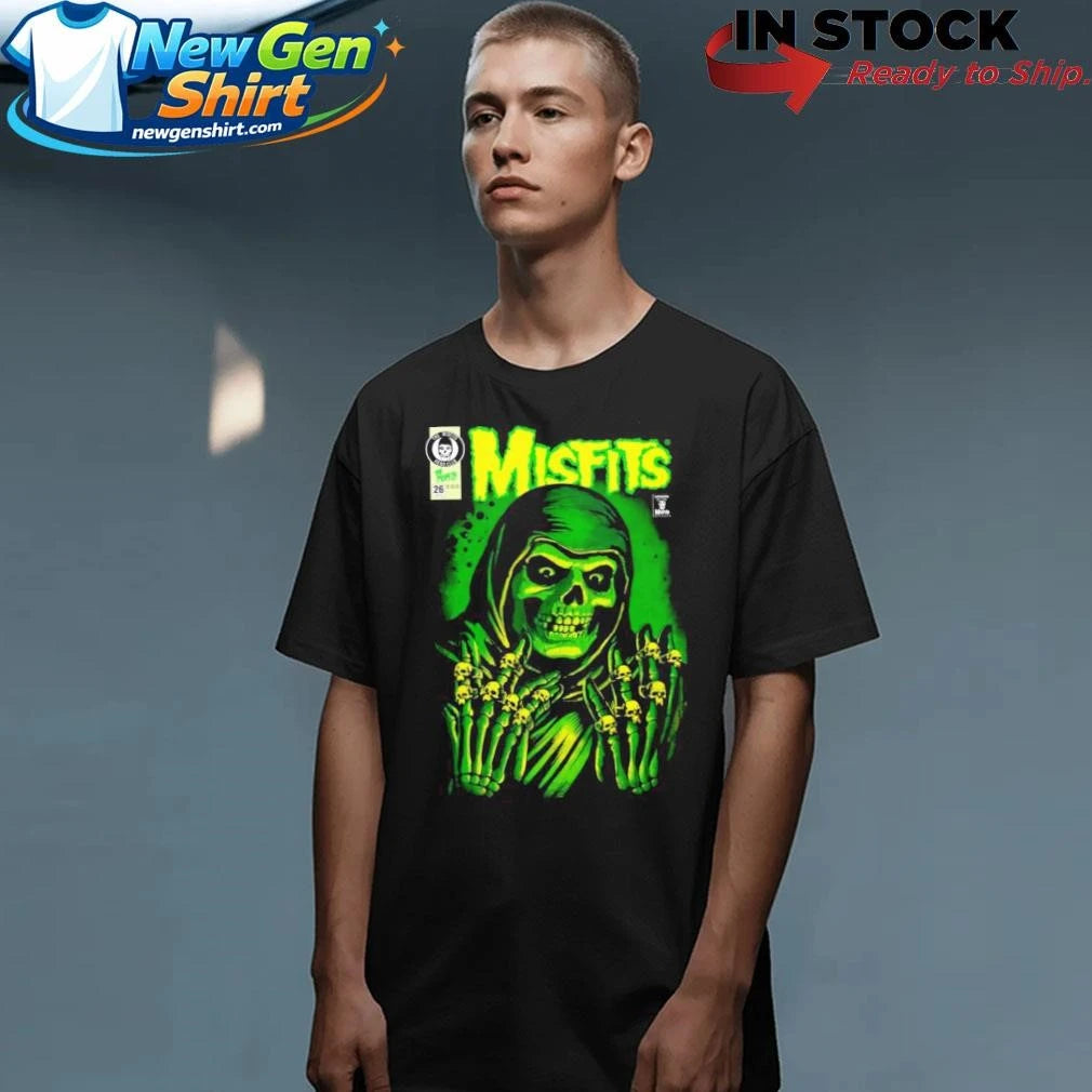 Misfits X Yesterdays WonderCon Anaheim 2026 Exclusives Emerald Hell Shirt