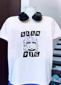 Miss Piggy Punk Aesthetic Slam Pig Graphic T-Shirt