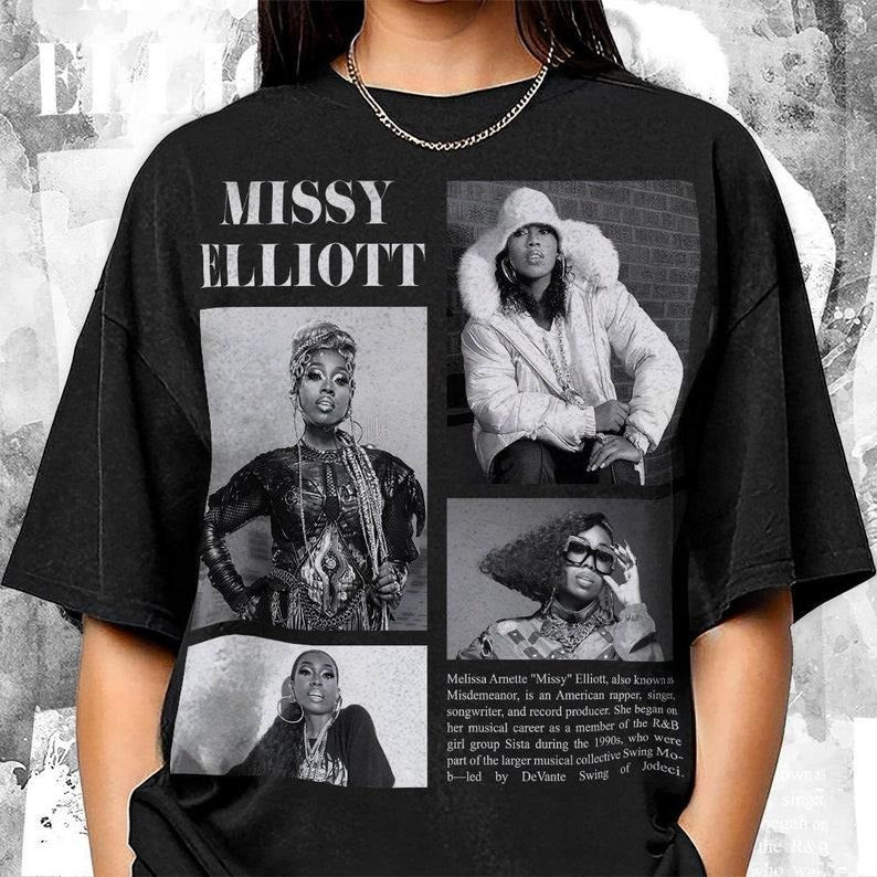 Missy Elliott 90s Shirt, Rapper Missy Elliott's Gift For Man And Woman Hoodie, Sweatshirt | HypeDripTees.com