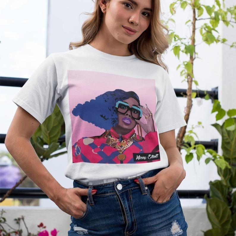 Missy Elliott Tee For Festival Unisex Shirt For Music Lover Tshirt Hoodie, Sweatshirt | HypeDripTees.com