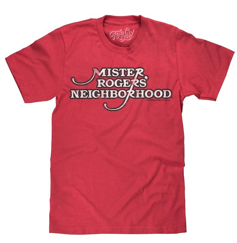 Mister Rogers' Neighborhood T-Shirt - Red graphic tee Hoodie, Sweatshirt | HypeDripTees.com