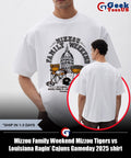Mizzou Family Weekend Mizzou Tigers vs Louisiana Ragin’ Cajuns Gameday 2025 shirt