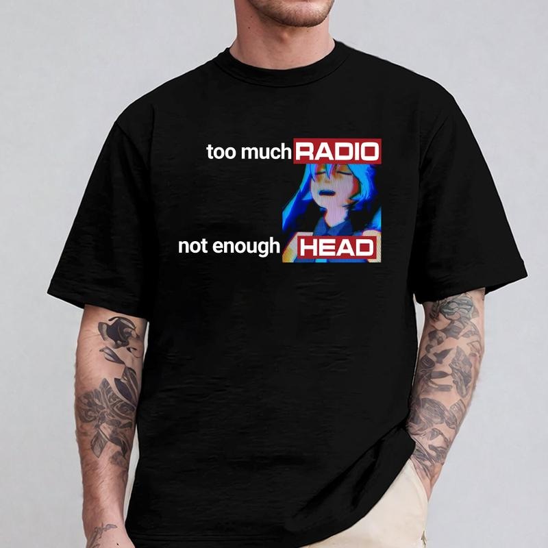 Mlkuhead Shirt, Too Much Radio Tee, Rock Vocaloid Hoodie Sweatshirt | HypeDripTees.com