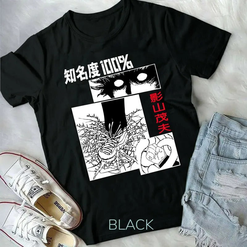 Mob Psycho 100 Shigeo Kageyaman Anime,Japanese new Unisex T-Shirt S-4XL Hoodie, Sweatshirt | HypeDripTees.com