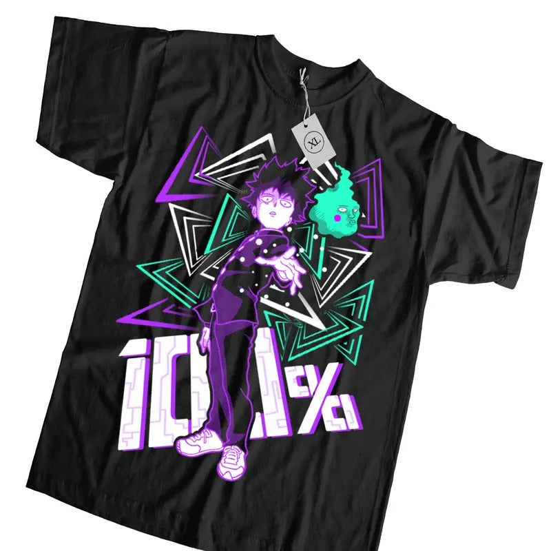 Mob Psycho 100 Shirt Shigeo Kageyama Angry Rage Anime Manga new shirt T-Shirt S-4XL Hoodie, Sweatshirt | HypeDripTees.com