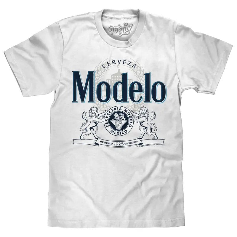 Modelo Cerveza T-Shirt - White Hoodie, Sweatshirt | HypeDripTees.com