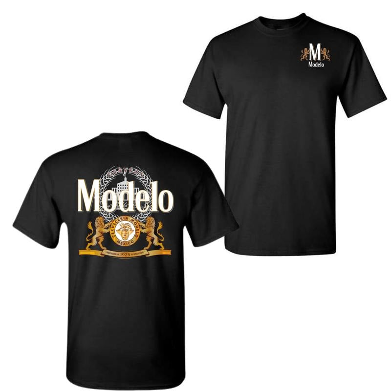 Modelo Logo Front Back Crew T-Shirt Sweatshirt Hoodie | HypeDripTees.com