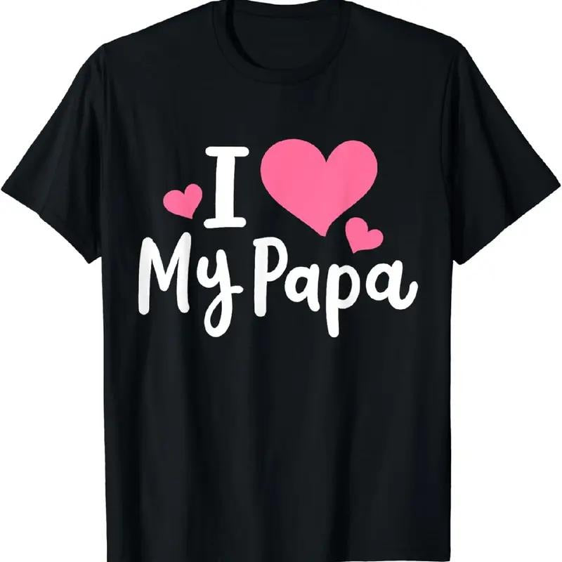 Modern Dad Love T-Shirt With Stylish Heart Graphics Hoodie, Sweatshirt | HypeDripTees.com