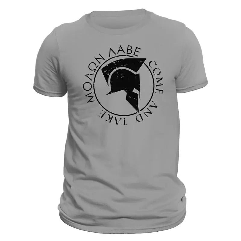 Molon Labe Spartan Warrior Men's T-Shirt Hoodie, Sweatshirt | HypeDripTees.com