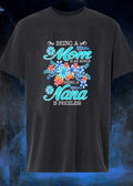Mom Nana Floral Motherhood Appreciation T-Shirt
