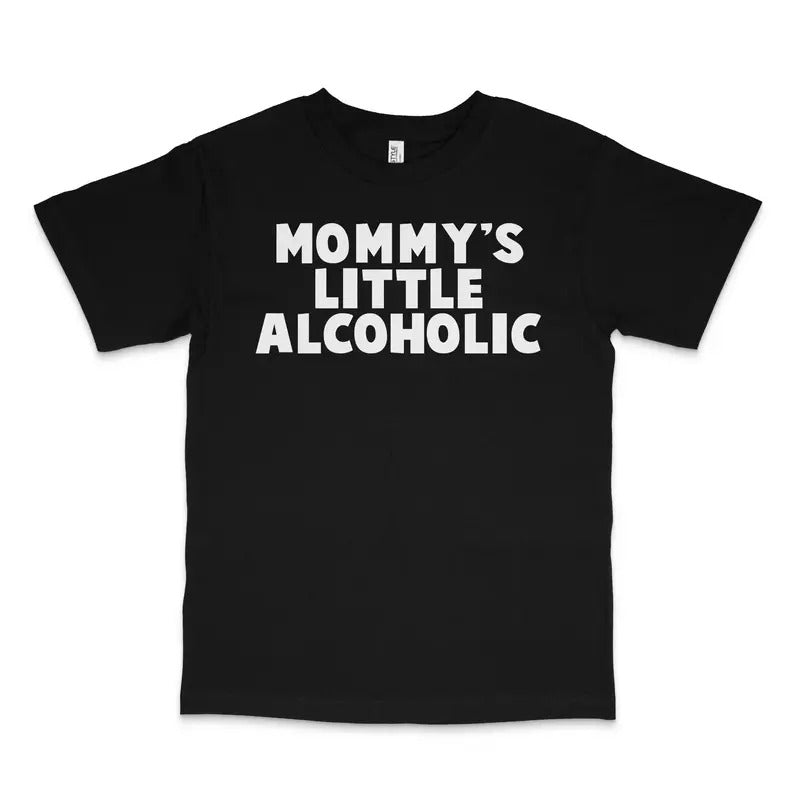 Mommy's Little Alcoholic Custom Printed T-Shirt Hoodie, Sweatshirt | HypeDripTees.com