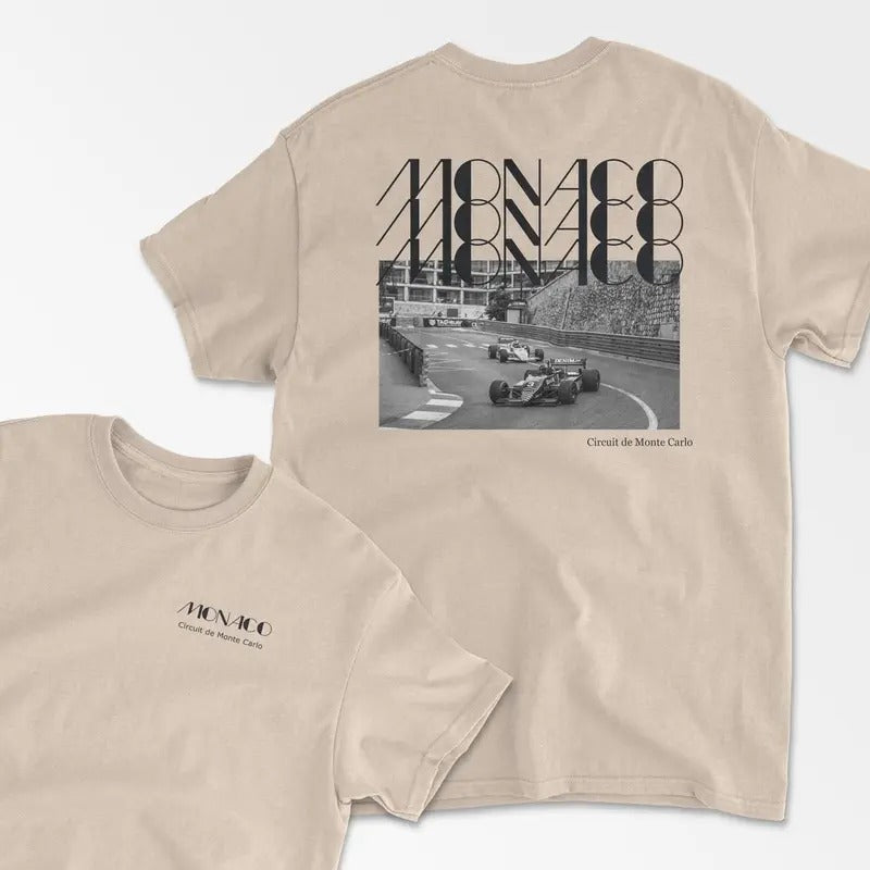 Monaco F1 T-shirt DRG Formula Racing Tee Circuit De Monte Carlo F1 Gift Racing Inspired T-Shirt Aesthetic Racing Clothing...