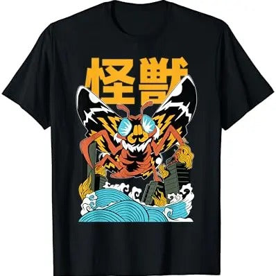 Monster Moth Kaiju Anime Japanese Monster TShirt Hoodie, Sweatshirt | HypeDripTees.com