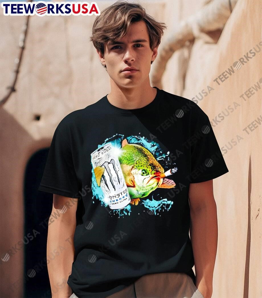Monster Zero Ultra Fish Smoking Cigarette T-Shirt