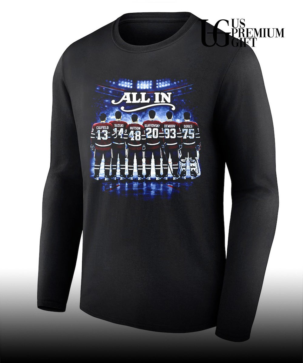 Montreal Canadiens Hockey 2026 Playoffs Team All In graphic shirt