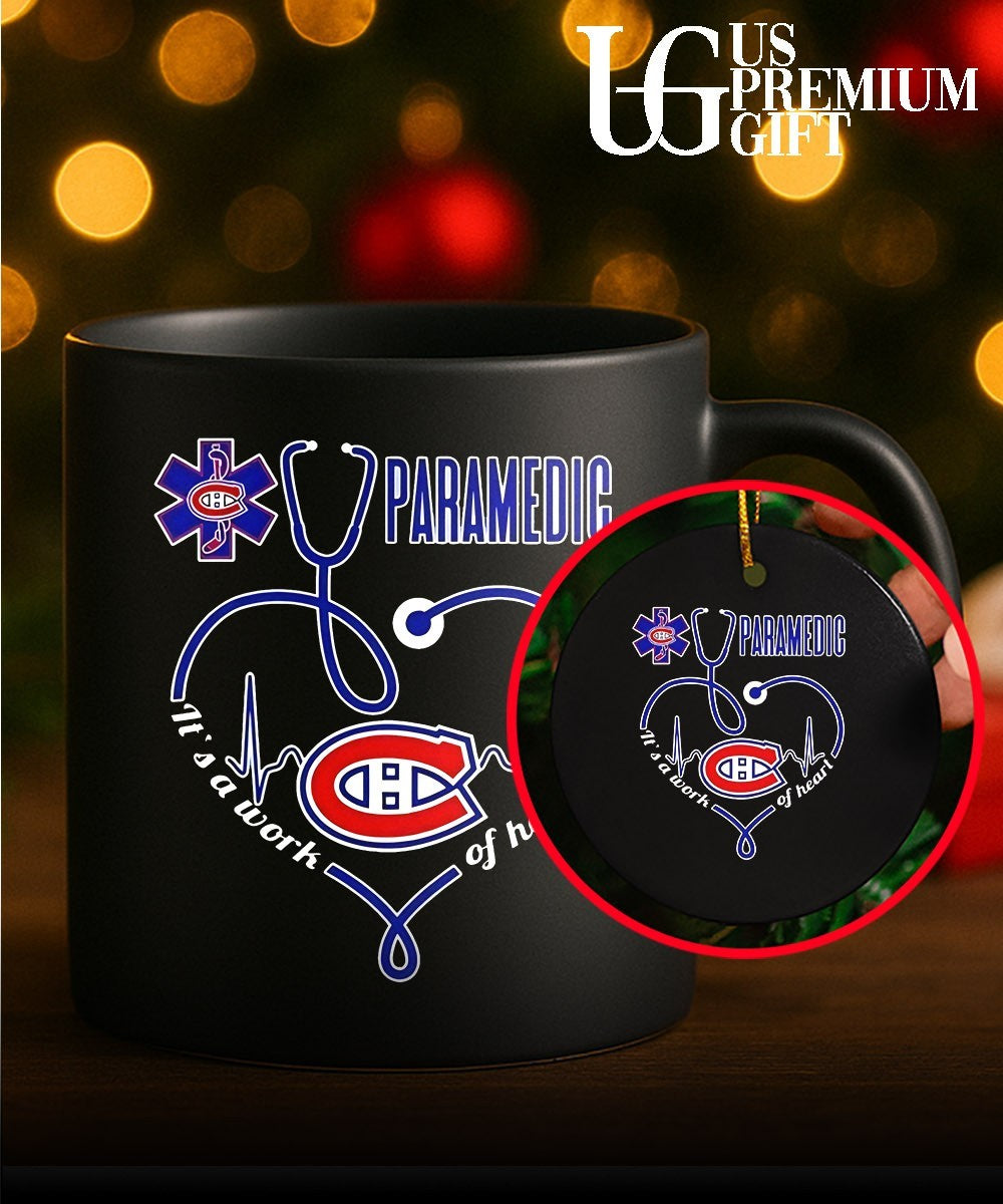 Montreal Canadiens Paramedic it’s a Work of Heart Stethoscope shirt