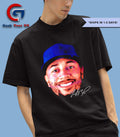 Mookie Betts Los Angeles Baseball headshot signature shirt