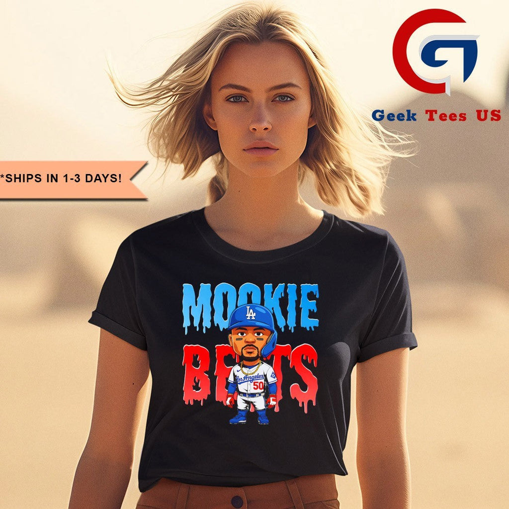 Mookie Betts Los Angeles Dodgers MLB chibi shirt