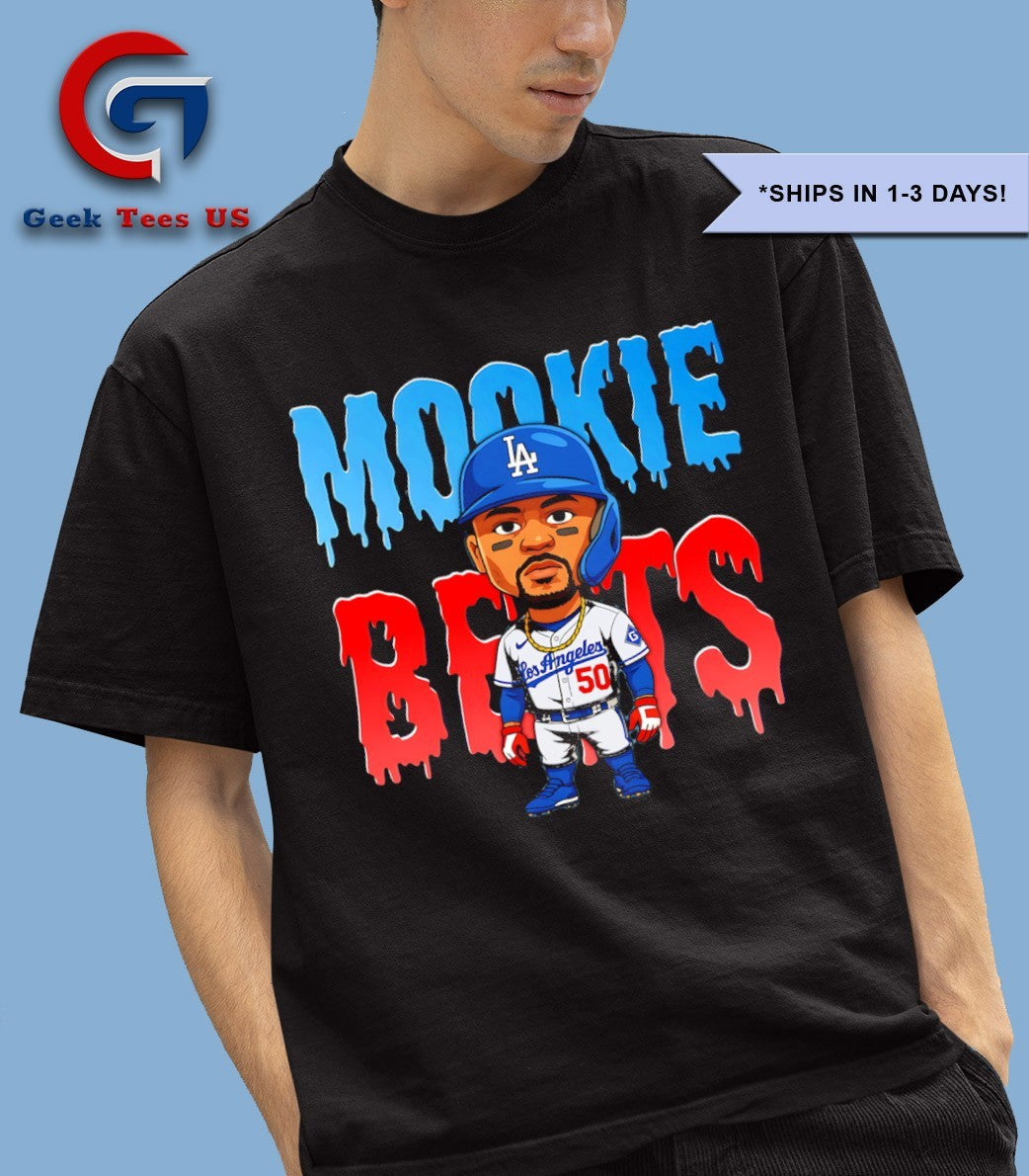 Mookie Betts Los Angeles Dodgers MLB chibi shirt