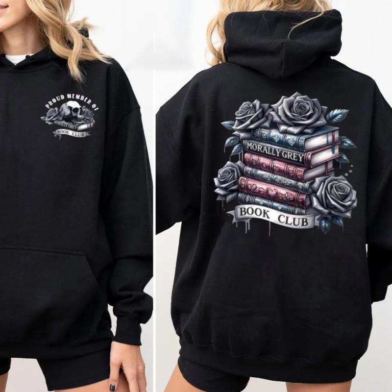 Morally Grey Book Club Sweatshirt, Dark Romance Hoodie, Spicy Book Lovers T Shirt, Smut Reader, Smutty Bookish, Book...