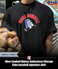More Cowbell Moises Ballesteros Chicago Cubs baseball signature shirt