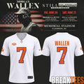 Morgan Wallen x Clemson Tigers White Football Jersey