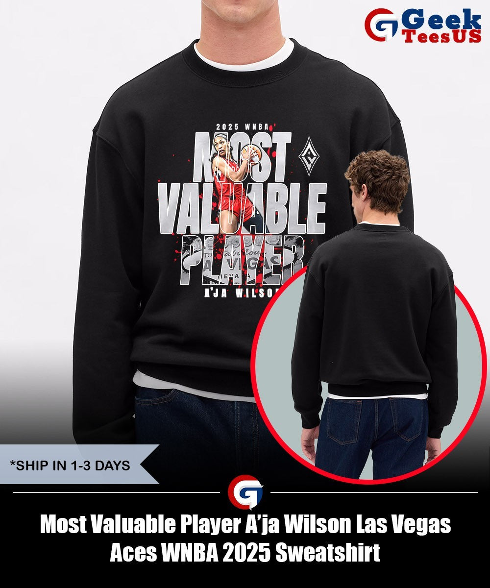 Most Valuable Player A’ja Wilson Las Vegas Aces WNBA 2025 shirt