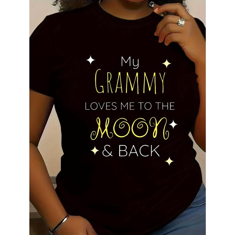 Mother'S Day Round Neck Short Sleeves T-Shirt