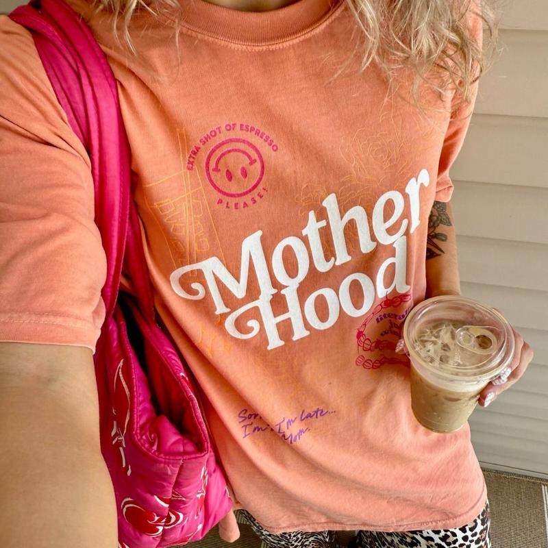 'Motherhood' T-Shirt - UM X @brittanyloye_ Hoodie, Sweatshirt | HypeDripTees.com