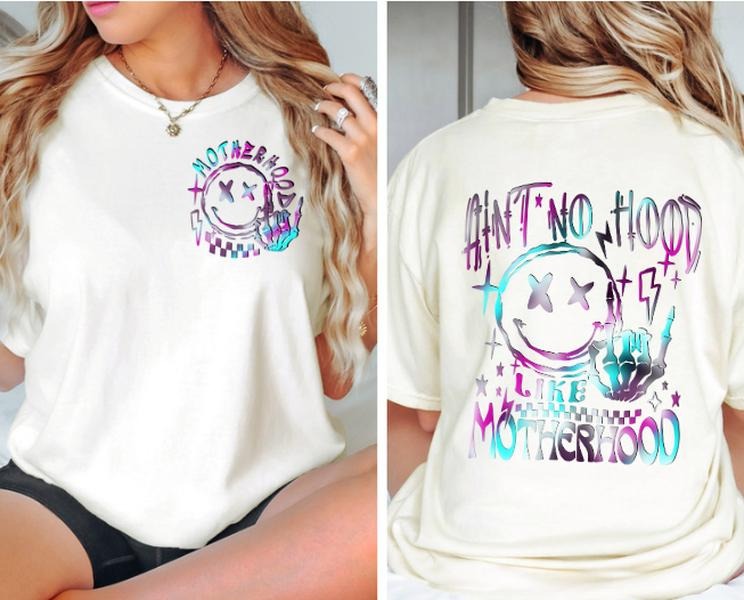Motherhood T-Shirt - Aint No Hood like Motherhood - Women's Top Hoodie, Sweatshirt | HypeDripTees.com