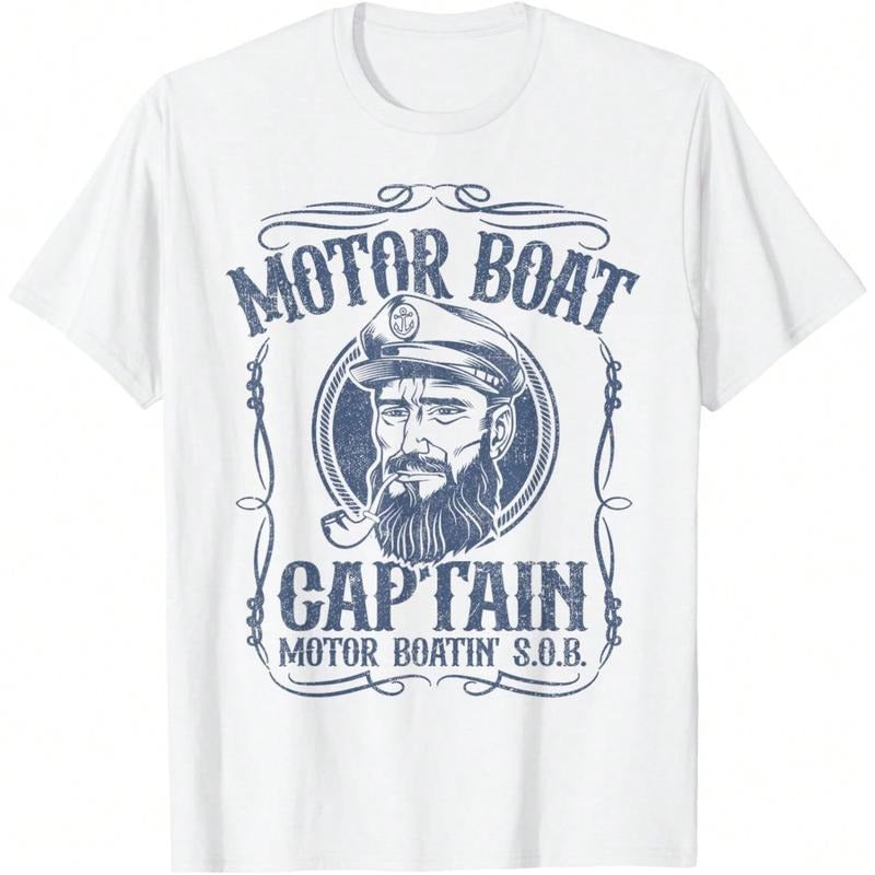 Motor Boat Captain Funny Pontoon Boating Motor Boatin Lake T-Shirt Hoodie, Sweatshirt | HypeDripTees.com