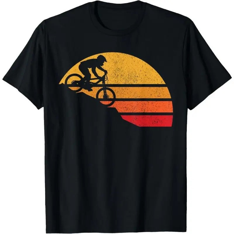 Mountain Bike Vintage MTB Downhill Biking Cycling Biker Gift T-Shirt Made in USA Hoodie, Sweatshirt | HypeDripTees.com