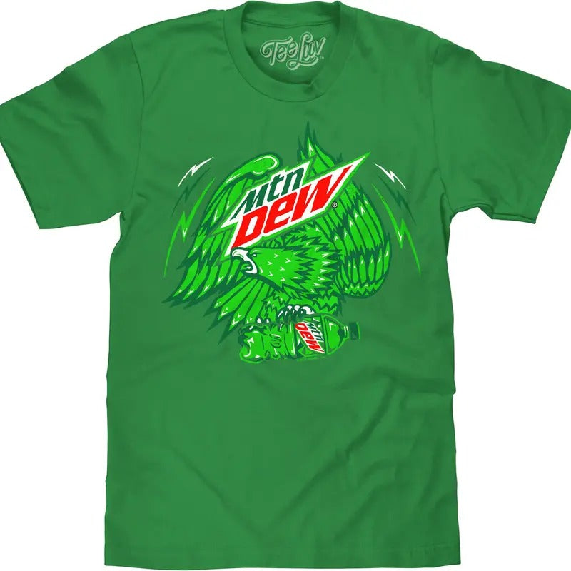 Mountain Dew Eagle T-Shirt - Green Hoodie, Sweatshirt | HypeDripTees.com