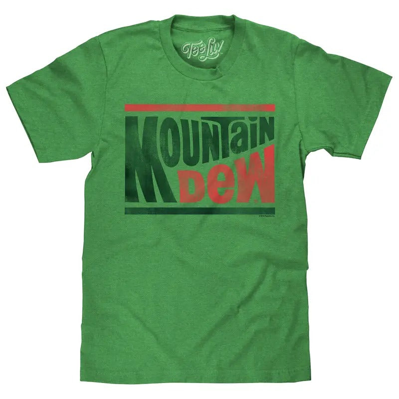 Mountain Dew Retro Logo T-Shirt - Green Hoodie, Sweatshirt | HypeDripTees.com