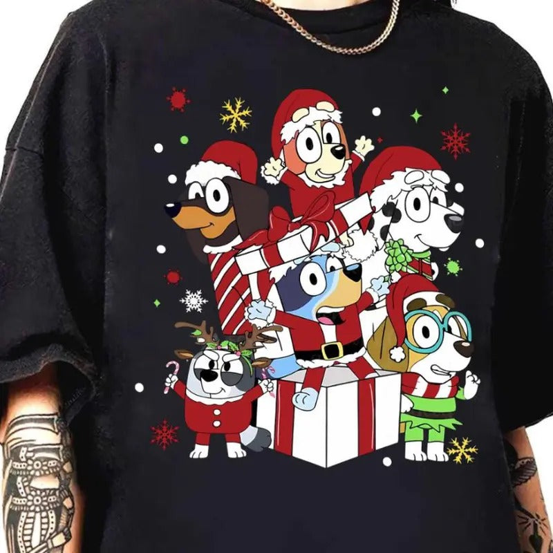 Movie Christmas Cartoon Shirt - Celebrate the Season with Your Favorite Characters Hoodie, Sweatshirt | HypeDripTees.com