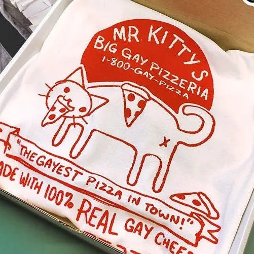 Mr. Kittys BIG GAY PIZZERIA - Shirt Hoodie, Sweatshirt | HypeDripTees.com