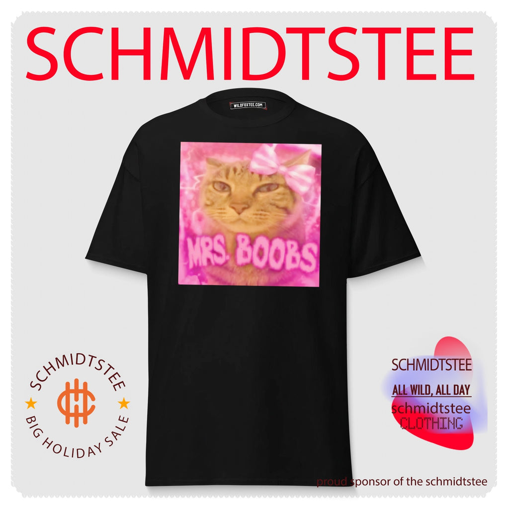 Mrs Boobs the Cat pink aesthetic shirt