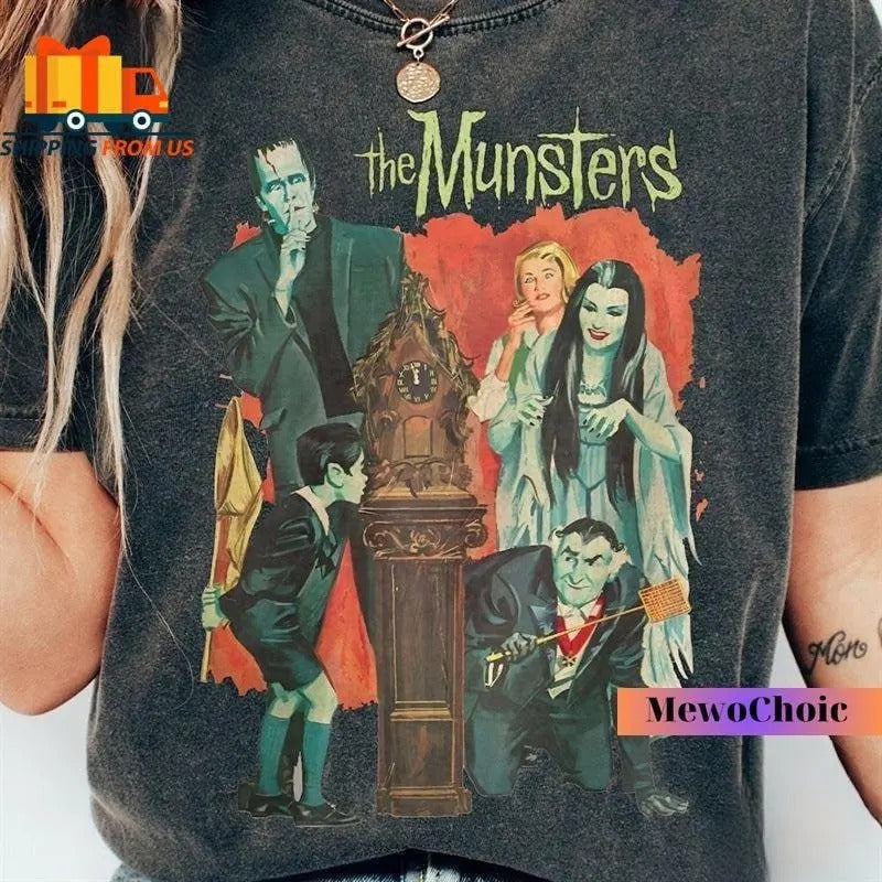 Munster Shirt, Frankenstein Shirt, The Munster Sweatshirt, Horror Movie T-Shirt Hoodie | HypeDripTees.com