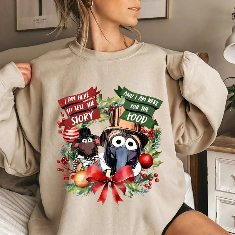 Muppet Christmas Carol Shirt, Christmas Family Sweatshirt, Merry Christmas Tee Shirt, Gonzo Rizzo Sweatshirt, Xmas...
